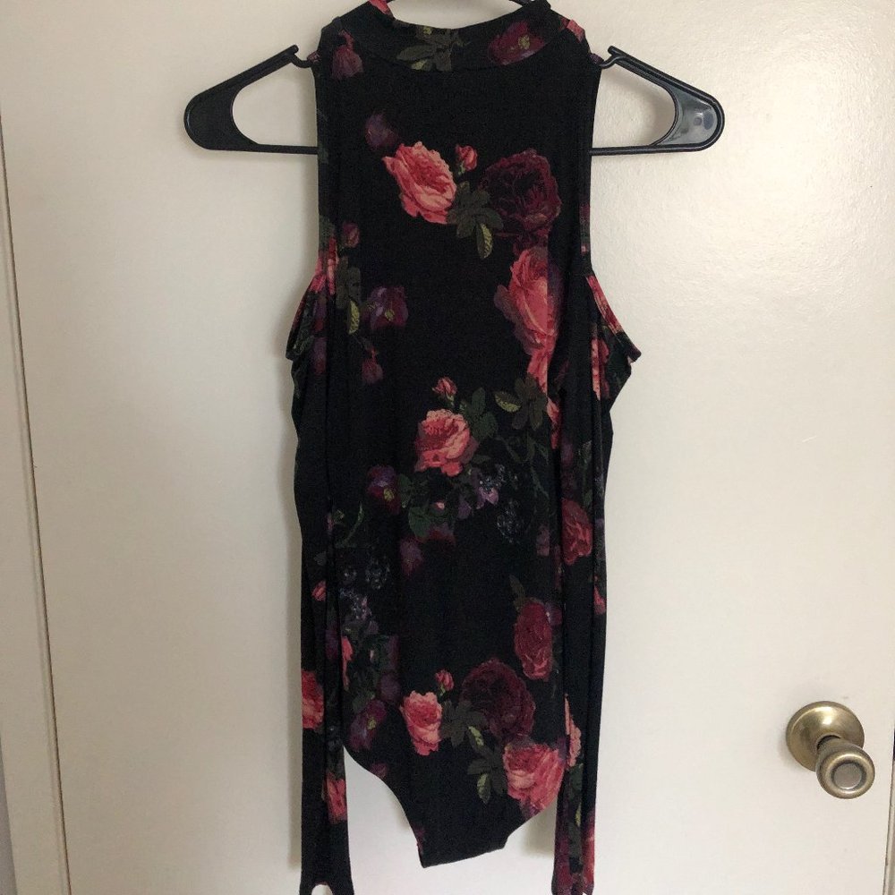Target Long Sleeve Shoulder Cutout Bodysuit